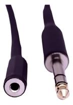 2X Cabo P10 Macho X P2 Stereo Femea ( Extensor ) 5 Metros