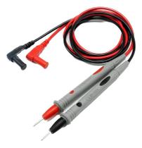 2X Cabo Ponta De Prova Multímetro Profissional Ponta Fina Te