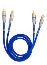 2X Cabo Rca Tech One 1 Metro Dupla Blindagem Cobre Blindado 2X Cabo Rca Tech One 1 Metro Dupla Blindagem Cobre Blindado