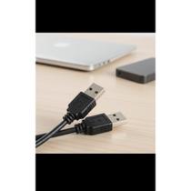 2x Cabo USB 2.0 Macho-Macho 1m: Conexão Rápida e Estável 2x Cabo USB 2.0 Macho-Macho 1m: Conexão Rápida e Estável