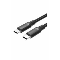 2x Cabo USB-C Preto Rápido para Carregar e Transferir Dados