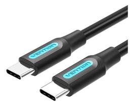 2X Cabo Usb C Preto Vention Cosbh Com Entrada Usb Tipo C, Sa
