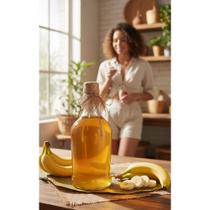 2x Cachaça Mel Banana 900ml - Sabor Único e Refrescante! 2x Cachaça Mel Banana 900ml - Sabor Único e Refrescante!