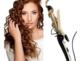 2X Cacheador Cabelo Modelador De Cachos Grossos Bivolt 25Mm