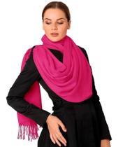 2X Cachecol Echarpe Feminino Pashmina Lenço Xale Longo Caxem