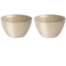 2X Cachepô Elegance Cuia 01 (4L) Travertino NUTRIPLAN