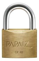 2X Cadeado De Latão Cr40 - Papaiz Cor Dourado 2X Cadeado De Latão Cr40 - Papaiz Cor Dourado