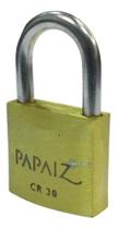 2X Cadeado De Latão Maciço Com Haste Curta Papaiz Cr 30Mm Co 2X Cadeado De Latão Maciço Com Haste Curta Papaiz Cr 30Mm Co