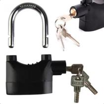 2X Cadeado Grande Com Alarme Sonoro Anti- Furto A Prova De Á 2X Cadeado Grande Com Alarme Sonoro Anti- Furto A Prova De Á