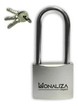 2X Cadeado Grande Haste Longa Chave Portão Mala Janela Armar 2X Cadeado Grande Haste Longa Chave Portão Mala Janela Armar