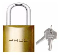 2X Cadeado Pado 45Mm 2 Chaves Maciço Não Enferruja Resistent