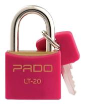 2X Cadeado Para Mala De Viagem Pado Lt - 20 - Cor Rosa