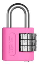 2X Cadeado Para Mala Mochila Segredo Numérico 25Mm Rosa Stam 2X Cadeado Para Mala Mochila Segredo Numérico 25Mm Rosa Stam
