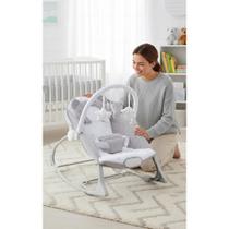 2x Cadeira Descanso Bebê Musical Urso Polar 18kg Cinza