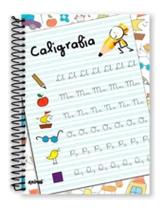 2X Caderno Caligrafia Capa Dura 96Fls Cor Branco