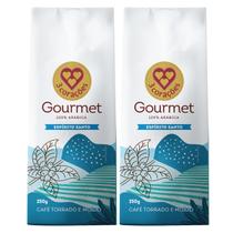 2x Café Torrado E Moído Gourmet 3 Corações Espirito Santo 250g -