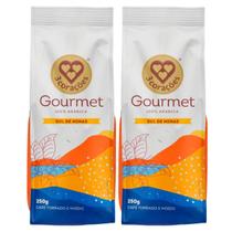 2x Café Torrado E Moído Gourmet 3 Corações Sul De Minas 250g -