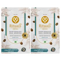 2x Café Torrado em Grãos Rituais 3 Corações Exótico 250g - 2x Café Torrado em Grãos Rituais 3 Corações Exótico 250g -