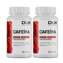 2x Cafeína 200mg Rápida Absorção Dux 90 Capsulas