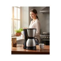 2x Cafeteira Elétrica 30 Xícaras Inox 800W Automática