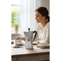 2x Cafeteira Italiana 9 Xícaras Alumínio Clássico Espresso C