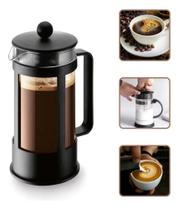 2X Cafeteira Prensa Francesa Café Expresso Leite Cremoso