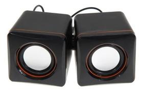 2X Caixa Caixinha De Som Para Computador Notebook Pc 6W Usb