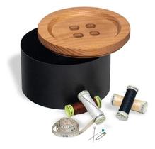 2X Caixa De Costura Organizador Criativo Formato Botão Gegut