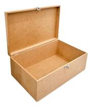 2X Caixa Grande Com Fecho Para Cadeado 40X25X15 Oferta