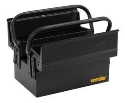 2X Caixa Metálica Sanfonada Para Ferramentas, Com 3 Gavetas,