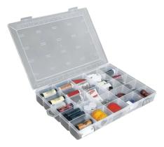 2X Caixa Organizadora São Bernardo 25 Divisórias Transparent