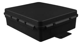 2X Caixa Plastica Hermética Multiuso Plástica Preta Média Wi