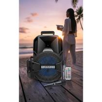 2x Caixa Som 1000W PMPO C/ Microfone - PRETA 2x Caixa Som 1000W PMPO C/ Microfone - PRETA