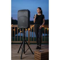 2x Caixa Som Ativa 300W RMS Bluetooth 15" Preta