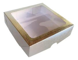 2X Caixas Com Visor Para Kits Presente Perfumes Bombons C/10