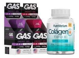 2x Caixas Gas Energy Gel 20 Sachês + Colágeno Tipo 2 Premium - Bodyaction