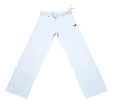 2X Calça De Capoeira Branca Adulto Abada Helanca Poliamida T