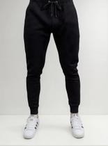 2X Calça Moletom Slim Jogger Lisa Inverno Plus Size G1 G2 G3