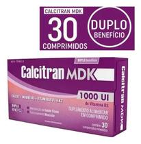 2X Calcitran Mdk 1.000Ui 30 Comprimidos Revestidos Sabor Sem