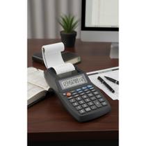 2x Calculadora Compacta 12 Dígitos c/ Bobina - Preta