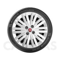2x Calota FIAT PUNTO IDEA SIENA Aro 15 com Emblema 208cp 2x Calota FIAT PUNTO IDEA SIENA Aro 15 com Emblema 208cp