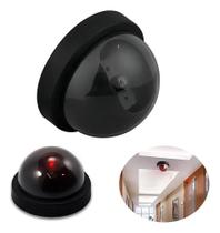 2X Câmera Falsa Luz Vermelha Light Espanta Ladrão Segurança
