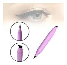 2X Caneta Delineadora Gatinho 2Em 1 Profissional Mood Ruby R