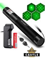 2X Caneta Laser Verde Ultra Forte Super Alcance A Prova D'Ag