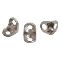 2X Cantoneira Cadeirinha Para Moveis 13X13 Niquelada Com 100 Pe 2X Cantoneira Cadeirinha Para Moveis 13X13 Niquelada Com 100 Pe