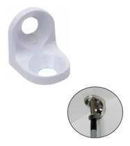 2X Cantoneira Zamac Branca 2 Furos Leve ( Kit 500 Unid )