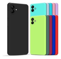 2X Capa Capinha Compatível Com Galaxy A06 Silicone Aveludada