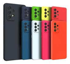 2X Capa Capinha Compatível Com Galaxy A53 Silicone Aveludado