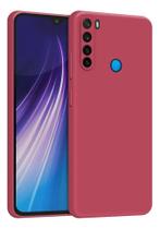 2X Capa Capinha Compativel Redmi Note 8 Silicone Aveludado N