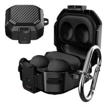 2X Capa Carbono Preto Proteção Para Galaxy Buds Live Pro 2 F